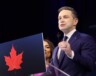 Pierre Poilievre a remporté la circonscription albertaine de Battle River–Crowfoot en Alberta avec un peu plus de 80 % des voix. Photo : Inès Lombardo – Francopresse (Archives)  