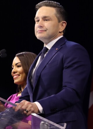 Pierre Poilievre a remporté la circonscription albertaine de Battle River–Crowfoot en Alberta avec un peu plus de 80 % des voix. Photo : Inès Lombardo – Francopresse (Archives)