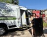L'honorable Adriana LaGrange, ministre des Services de santé primaires et préventifs de l'Alberta a tenu a se déplacer lors de l'inauguration de la clinique mobile Saint-Thomas. Photo: Capture écran - ACFA provinciale  