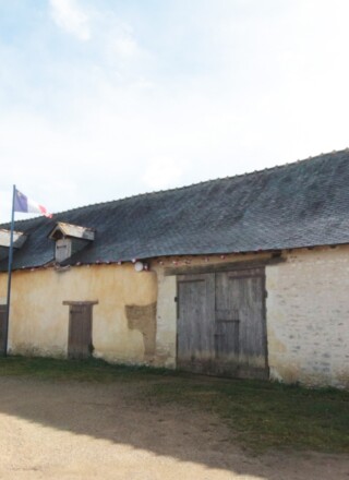 La ferme acadienne n° 6, située à la Croix-de-Justice, à Archigny. Source : Histoire et Patrimoine d’Archigny. Photo : Michel Marasse