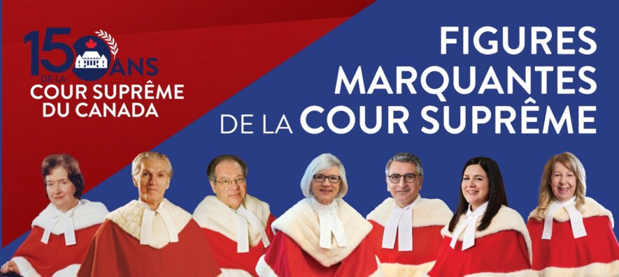 Les figures marquantes de la cour suprême. Montage : Réseau.presse  