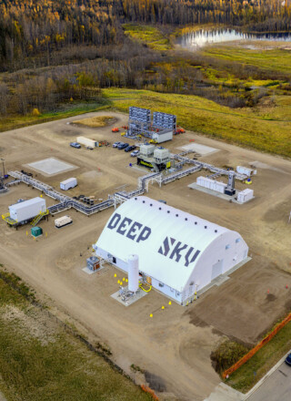 Deep Sky, une entreprise de Montréal, a amorcé ses activités officielles à Innisfail en novembre. Photo : Deep Sky  