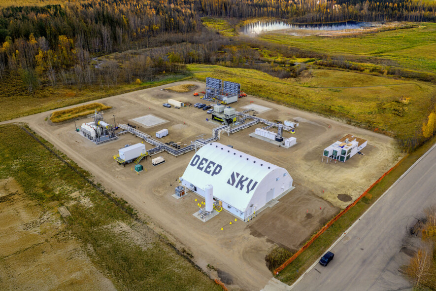 Deep Sky, une entreprise de Montréal, a amorcé ses activités officielles à Innisfail en novembre. Photo : Deep Sky  