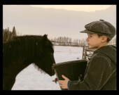 «J’vas m’occuper du p’tit joual, son père...». Illustration : Courtoisie - Roger Dallaire  