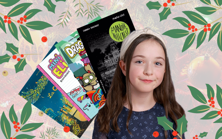 Coups de cœur littéraires jeunesse pour les fêtes de fin d’année Photomontage : photo Rosalie Cloutier - Lifetouch - freepik  