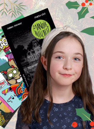 Coups de cœur littéraires jeunesse pour les fêtes de fin d’année Photomontage : photo Rosalie Cloutier - Lifetouch - freepik  