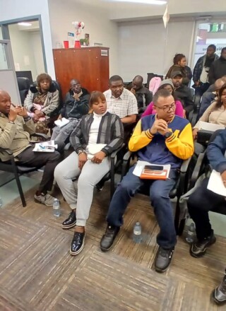 Quelque 70 personnes étaient présentes à la conférence de la FRAP. &mdash; Crédit : Florentine Tchokote