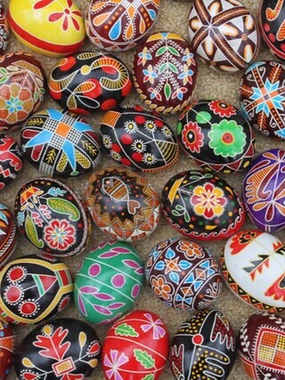 Oeufs Pysanka &mdash; Photo : Lubap – CC BY-SA 4.0