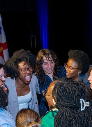 Malgré l’aspect compétitif du concours DTL, une solide camaraderie s’est développée entre les participants à Montréal.
 &mdash; Crédit : Rémy Boily