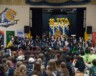 Lancement des JFA 2026, de fiers sportifs répandent la joie de vivre en français au gymnase de l'école-hôte, Maurice-Lavallée. &mdash; Crédit: Valerie Gilbert 