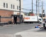 Les personnes en situation d'itinérance aux alentours de Boyle Street Community Services.
 &mdash; Crédit : Thomas Hiahiani