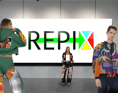  C’est à partir de pixels non utilisés que REPIX crée toute une gamme de dessins sur des vêtements.
 &mdash; Crédit : gracieuseté REPIX
