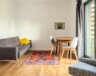 Exemple d’un appartement de type « bachelor » (garçonnière). &mdash; Crédit : canva