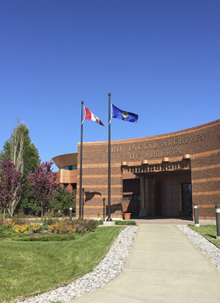  Extérieur des Archives provinciales de l’Alberta à Edmonton. &mdash; Crédit : gracieuseté des Archives provinciales de l’Alberta