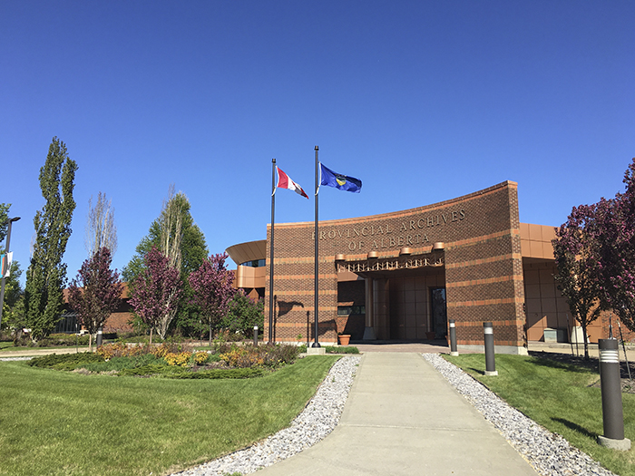  Extérieur des Archives provinciales de l’Alberta à Edmonton. &mdash; Crédit : gracieuseté des Archives provinciales de l’Alberta
