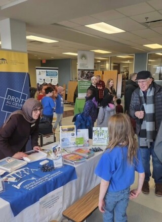 Stand de l'AJEFA au Job fair &mdash; Crédit : AJEFA