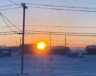 Premier lever de soleil sur Pond Inlet. &mdash; Crédit : Shelly Elverum 