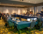 Les ministres responsables de la francophonie réunis à Yellowknife pour discuter des priorités économiques et linguistiques du pays. — Crédit : Cristiano Pereira