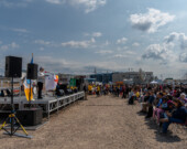 Mary Simon a achevé une tournée sur la santé mentale à Iqaluit, à l'occasion de la fête du Nunavut. — Crédit : Brice Ivanovic