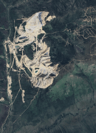 À la suite du terrible accident de la mine Eagle du 24 juin 2024, plus de 200 000 m3 d’eau contaminée ont été traités et rejetés — Capture Google Earth