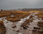 Pluie et une douceur notable dominent depuis le début du mois d'octobre dans le sud de Baffin, malgré une brève incursion neigeuse peu avant l'Action de Grâce. — Crédit : Brice Ivanovic