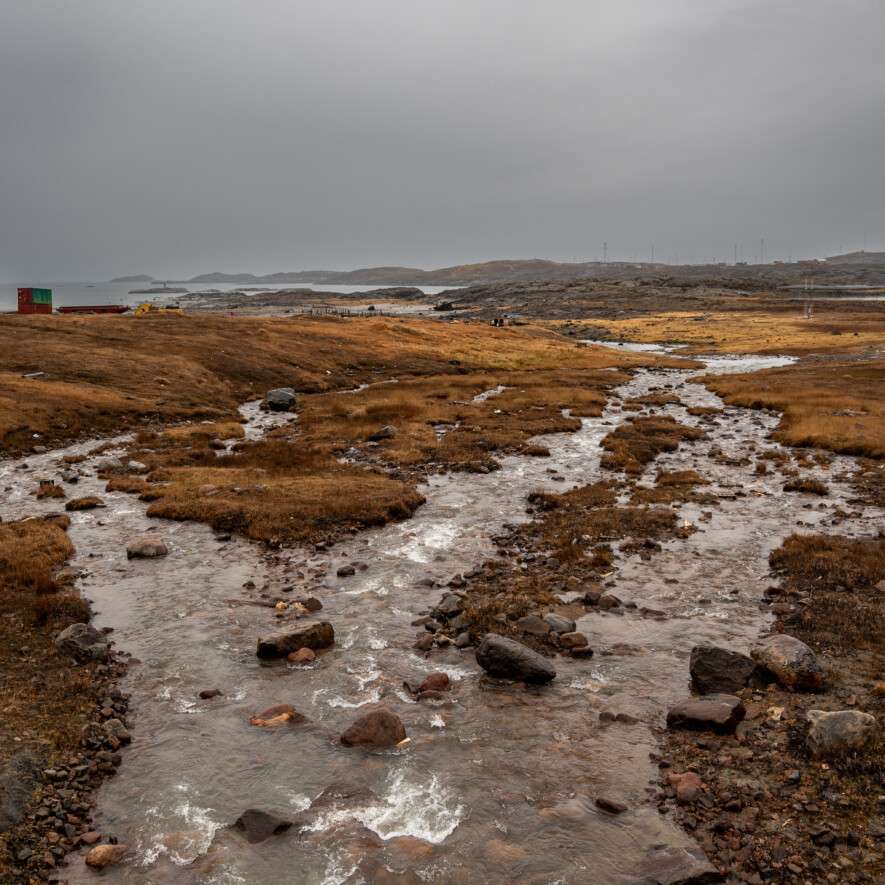 Pluie et une douceur notable dominent depuis le début du mois d'octobre dans le sud de Baffin, malgré une brève incursion neigeuse peu avant l'Action de Grâce. — Crédit : Brice Ivanovic