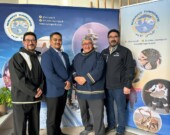 Le président de NTI Jérémie Tunraluk et le vice-président Paul Irngaut lors d’une conférence de presse à Rankin Inlet en octobre dernier. — Crédit : NTI