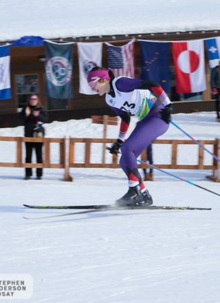 Whitehorse accueillera la 28e édition des Jeux d’hiver de l’Arctique, réunissant plus de 2 000 athlètes issus de l’Arctique circumpolaire. Le ski de fond est l’une des épreuves des jeux.   &mdash; Crédit : Anthony Morell