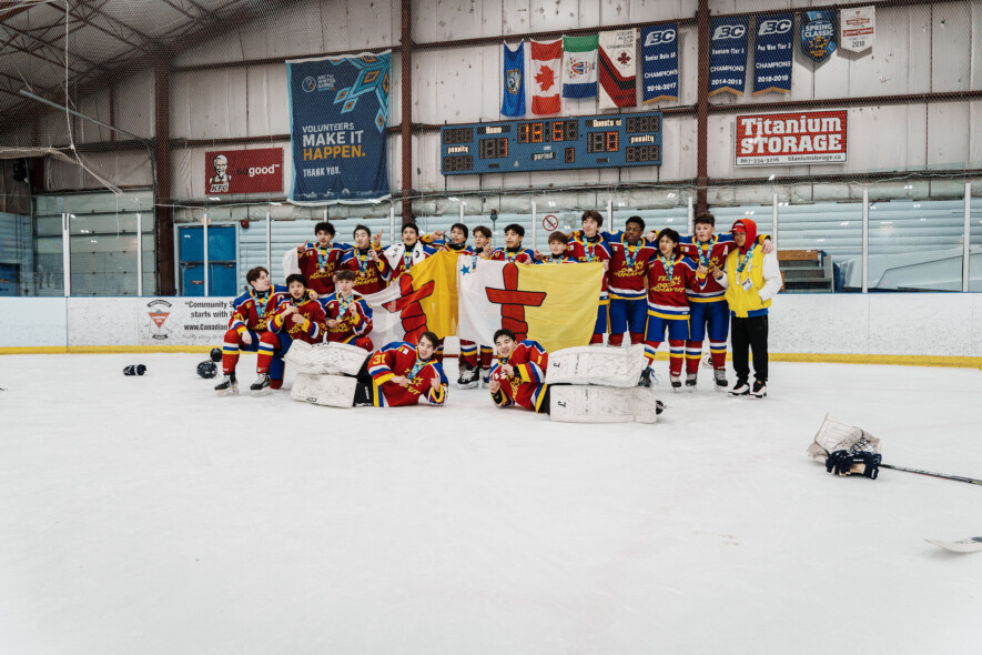 Le Nunavut repart de Whitehorse avec 55 médailles, dont 10 en or. &mdash; Crédit : Brice Ivanovic