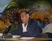 Louis Tapardjuk a consacré sa vie à la défense de la langue et de la culture inuit. &mdash; Courtoisie