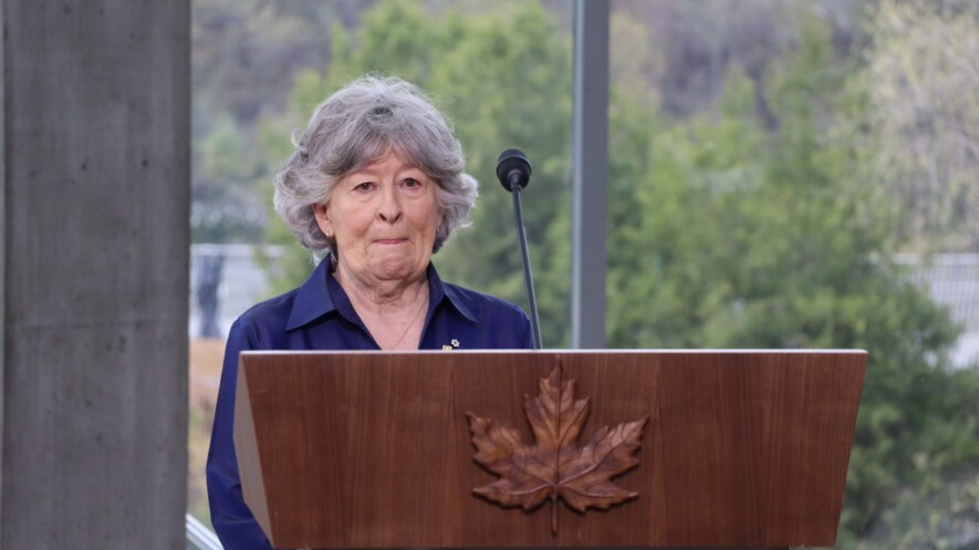 Louise Arbour a affirmé lors de sa nomination : « Nous nous devons de réaffirmer la confiance que nous avons les uns envers les autres ».  &mdash; Crédit : Inès Lombardo – Francopresse