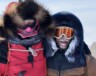 Dan Beaudoin et Maya Poirier ont parcouru plus de 5000 km à travers l’Arctique en motoneige. &mdash; Courtoisie