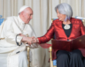 Rencontre entre la gouverneure générale Mary Simon et le pape François lors de sa visite au Canada en juillet 2022. &mdash; Courtoisie - Sgt Anis Assari, Rideau Hall
