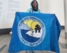Shékinah a représenté les couleurs de l’École des Trois-Soleils lors du concours international de dictée qui s'est tenu à Montréal. &mdash; Courtoisie - Commission scolaire francophone du Nunavut