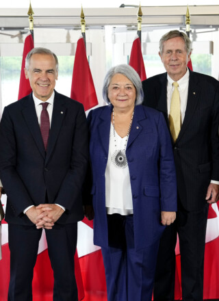 Le projet Ajuinnata,  pour l’accès à des services en santé mentale dans le Nord, a été officiellement lancé le 29 mai 2026 par Mary Simon et soutenu par la Fondation Rideau Hall et le gouvernement fédéral. &mdash; Courtoisie Rideau Hall Foundation-Justin Tang