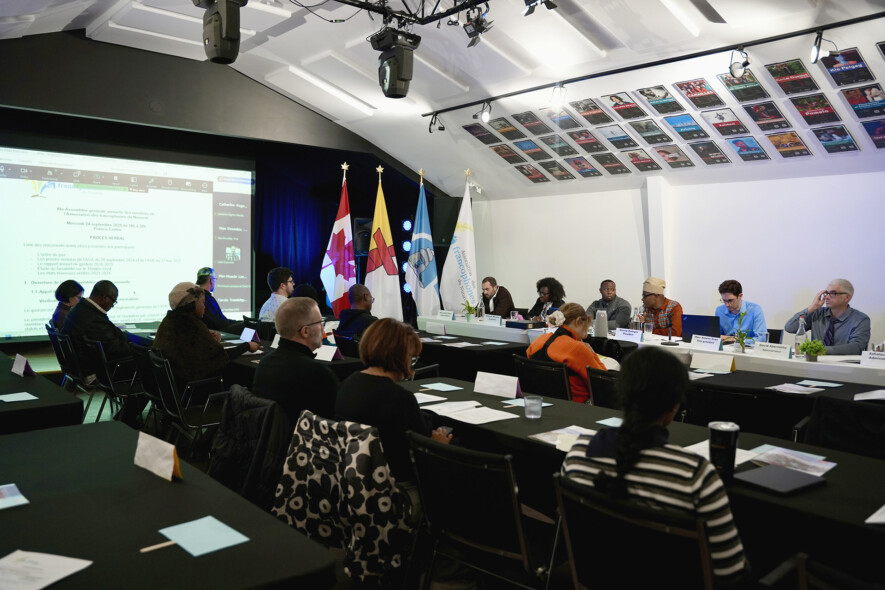 Une cinquantaine de personnes ont participé en personne et en ligne à l’assemblée générale annuelle de l’Association des francophones du Nunavut. &mdash; Gwendoline Le Bomin 