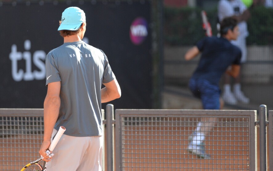 La rivalité entre Rafael Nadal et Roger Federer se jouait aussi dans la tête de leurs admirateurs. &mdash; Photo : Tatiana – Wikimedia Commons