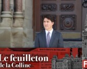 Devant les démissions en cascade, notamment celle de sa vice-première ministre lundi, les jours de Justin Trudeau à la tête du gouvernement sont peut-être comptés. &mdash; Photo : Inès Lombardo – Francopresse
