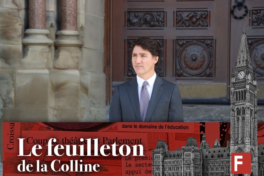 Devant les démissions en cascade, notamment celle de sa vice-première ministre lundi, les jours de Justin Trudeau à la tête du gouvernement sont peut-être comptés. &mdash; Photo : Inès Lombardo – Francopresse