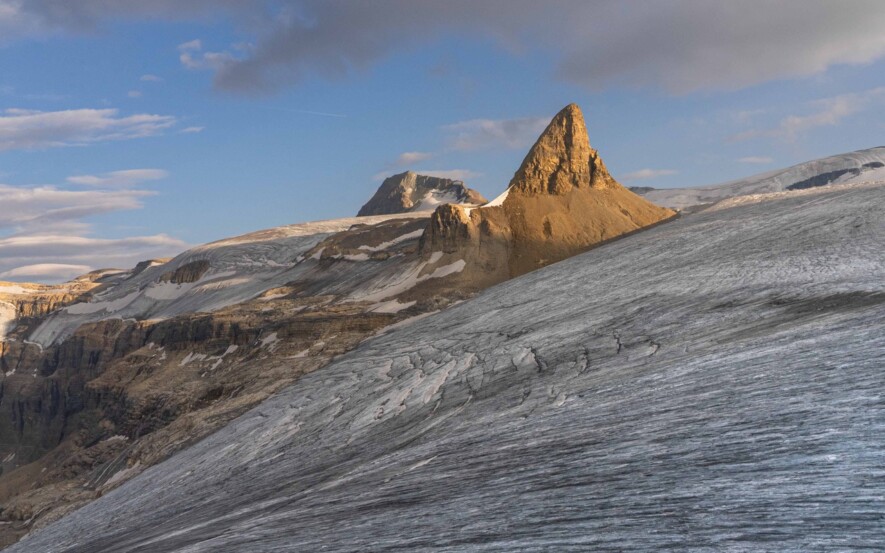 Le glacier Bow, en Alberta, le 14 aout 2024. &mdash; Photo : Lynn Martel