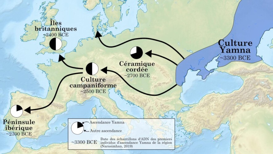   Photo :Expansion de la culture Yamna / | Ivan Bondarev / Wikipedia Commons