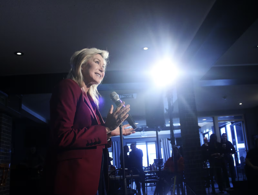 La cheffe libérale de l’Ontario, Bonnie Crombie.  &mdash; Photo : Etienne Ranger/Archives Le Droit