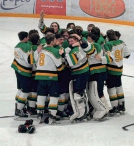 Les garçons étaient les hôtes de l’École secondaire Thériault de Timmins au Centre récréatif Claude-Larose et les Nordiks ont remporté les deux matchs consécutifs. &mdash; Photos : École secondaire catholique de Hearst/Facebook