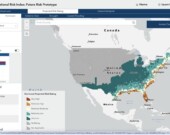 La carte interactive National Risk Index &mdash; Photo : FEMA