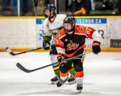 DonHeaven Veilleux contre Powassan &mdash; Photo : Lumberjacks/web