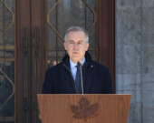 La campagne électorale fédérale a été déclenchée dimanche, à la suite de la visite de Mark Carney chez la gouverneure générale. &mdash; Photo : Inès Lombardo – Francopresse