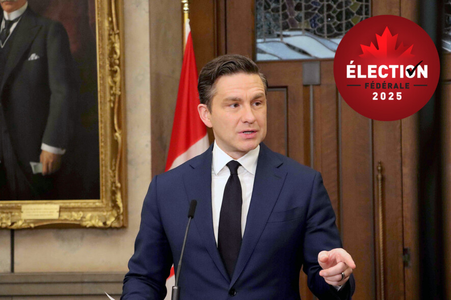 Pierre Poilievre veut donner l’occasion à un plus grand nombre de jeunes anglophones d’apprendre le français. &mdash; Photo : Marianne Dépelteau – Francopresse