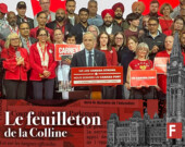 Celui qui est premier ministre depuis deux mois s’est fait élire pour la première fois à la Chambre des Communes dans sa circonscription de Nepean, près d’Ottawa. Mark Carney mènera un gouvernement libéral minoritaire. &mdash; Photo : Marianne Dépelteau – Francopresse