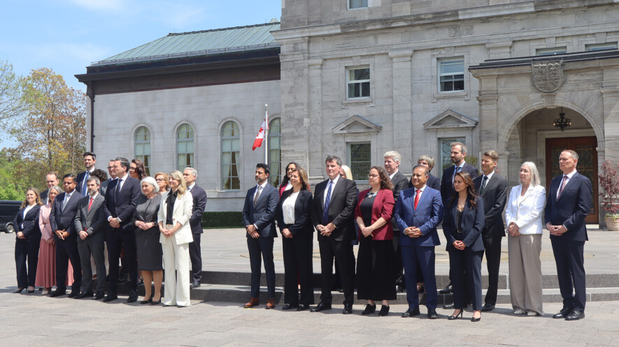 Le premier ministre Mark Carney dit avoir construit un cabinet «plus petit et concentré». Il compte 28 ministres, comparativement à 38 au sein du dernier cabinet de Justin Trudeau. &mdash; Photo : Inès Lombardo – Francopresse