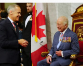 Marc Carney et Roi Charles III &mdash; Photo : La Presse Canadienne